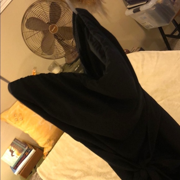 16 Athleta -BLACK- strapless, stretchy, belted NWOT - Picture 13 of 14